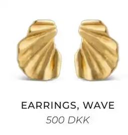 Vibholm EARRINGS, WAVE tilbud