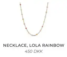 Vibholm NECKLACE, LOLA RAINBOW tilbud