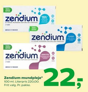 Coop 365 Zendium tandpasta tilbud