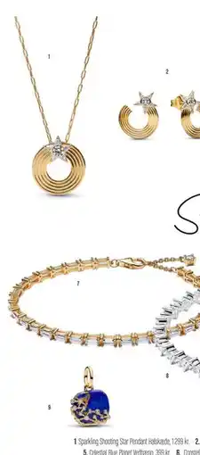Vibholm Sparkling Shooting Star Pendant Halskæde tilbud