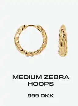 Vibholm MEDIUM ZEBRA HOOPS tilbud
