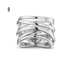 Vibholm Bred ring m. bølger tilbud