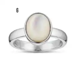 Vibholm Ring m. hvid perlemor tilbud