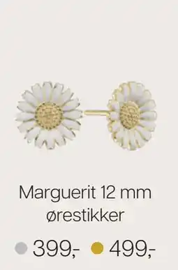 Vibholm Marguerit 12 mm ørestikker tilbud