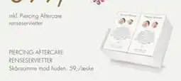 Vibholm PIERCING AFTERCARE RENSESERVIETTER tilbud