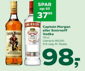 Coop 365 Smirnoff vodka tilbud