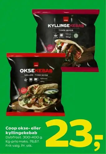 Coop 365 Coop kyllingekebab tilbud