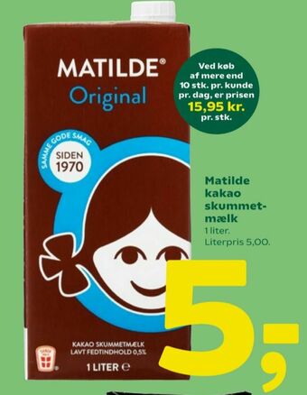 Coop 365 Matilde chokolademælk tilbud