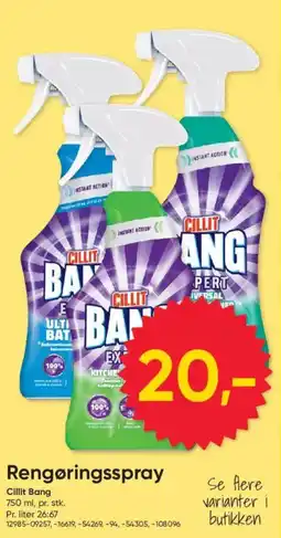 BigDollar Cillit Bang Rengøringsspray tilbud