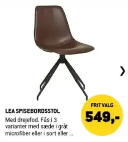 XL-BYG Lea spisebordsstol tilbud