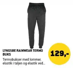 XL-BYG Lyngsøe Rainwear Termo Bukser tilbud