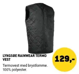 XL-BYG Lyngsøe Rainwear Termo Vest tilbud