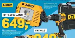 XL-BYG DeWalt led arbejdslampe 12v-18v tilbud