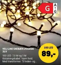 XL-BYG Veli Line Snekær Lyskæde tilbud