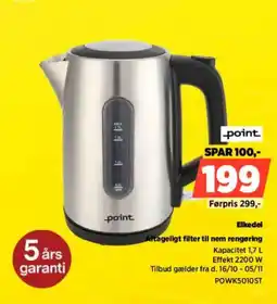 Power Point Elkedel tilbud