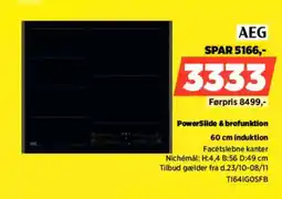 Power AEG 60 cm induktion tilbud