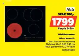Power AEG 60 cm keramisk tilbud