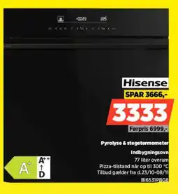 Power Hisense Indbygningsovn tilbud