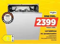 Power Whirlpool Int. opvaskemaskine tilbud