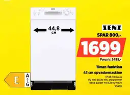 Power Senz 45 cm opvaskemaskine tilbud