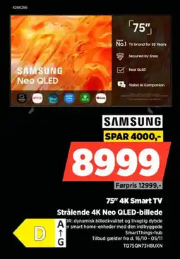 Power Samsung 75" 4K Smart TV tilbud