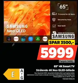 Power Samsung 65" 4K Smart TV tilbud