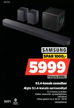Power Samsung 9.1.4-kanals soundbar tilbud