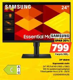 Power Samsung Essential Monitor 24" tilbud