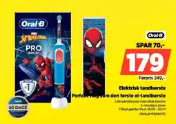 Power Oral-B elektrisk tandbørste tilbud