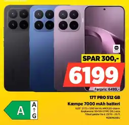Power Xiaomi 17T Pro 512 GB tilbud