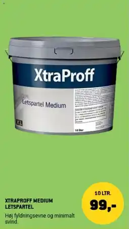 XL-BYG XtraProff Letspartel Medium tilbud