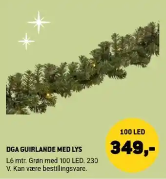Dga guirlande med lys