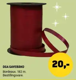 XL-BYG DGA Gavebånd tilbud
