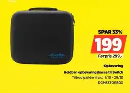Power Dacota opbevaringskasse til Switch tilbud