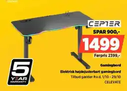 Power Cepter gamingbord tilbud