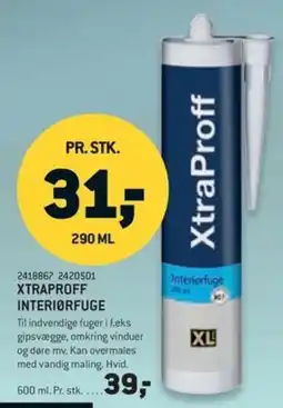 XL-BYG XtraProff interiørfuge tilbud