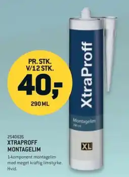 XL-BYG XtraProff montagelim tilbud