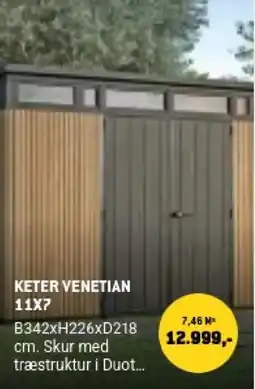 XL-BYG Keter Venetian tilbud