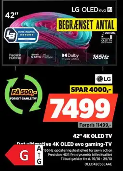 Power LG 42" 4K OLED TV tilbud