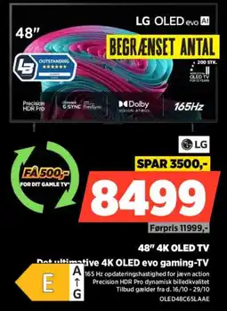 Power LG 48" 4K OLED TV tilbud