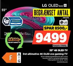 Power LG OLED evo AI 55" 4K OLED TV tilbud