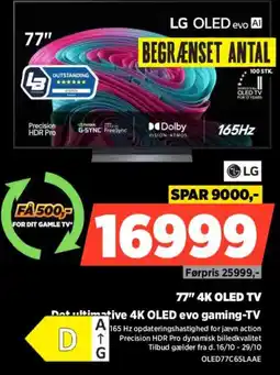 Power LG 77" 4K OLED TV tilbud