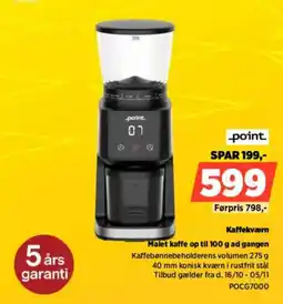 Power .point kaffekværn tilbud