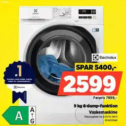 Power Electrolux Vaskemaskine tilbud