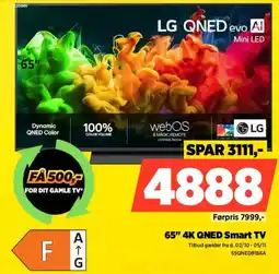 Power LG 65" 4K QNED Smart TV tilbud