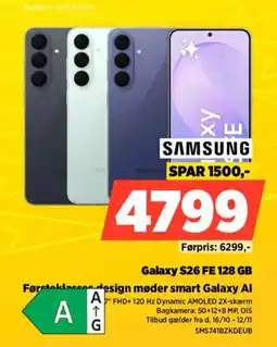 Power Samsung Galaxy S26 FE 128 GB tilbud