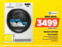 Power Electrolux Skånsom tørringb Tørretumbler tilbud