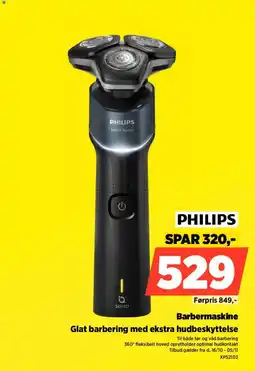 Power Philips barbermaskine tilbud