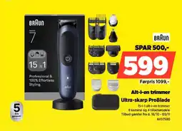 Power Braun alt-i-en trimmer tilbud