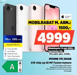 Power iPhone 17E 256GB tilbud